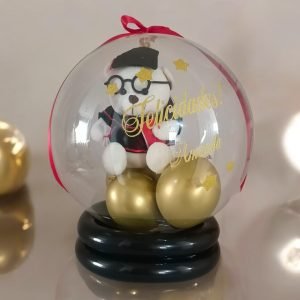 Graduado globo Nachito sorpresa