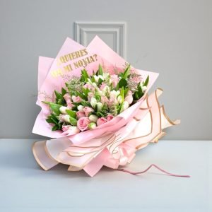 Ramo de tulipanes Y Rosas Romantic  XL