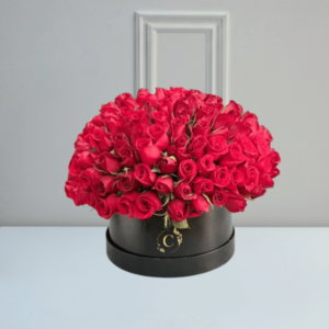 Box Corazón en 100 Rosas