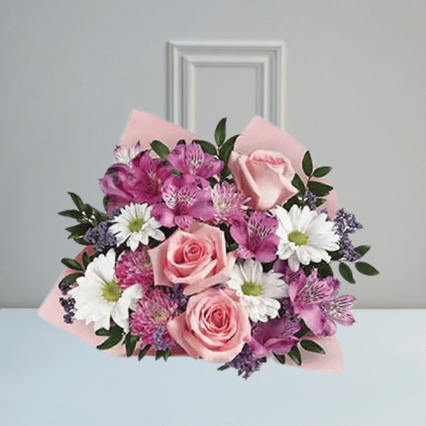 Ramo Romántico de Rosas y Margaritas