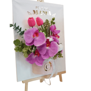 Lienzo Floral Mamá