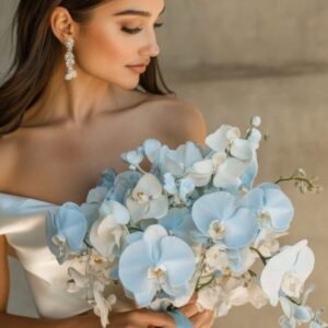 Ramo “Orquídeas Celestes de Ensueño”